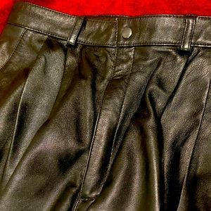 Vintage La’Baz leather dress pants